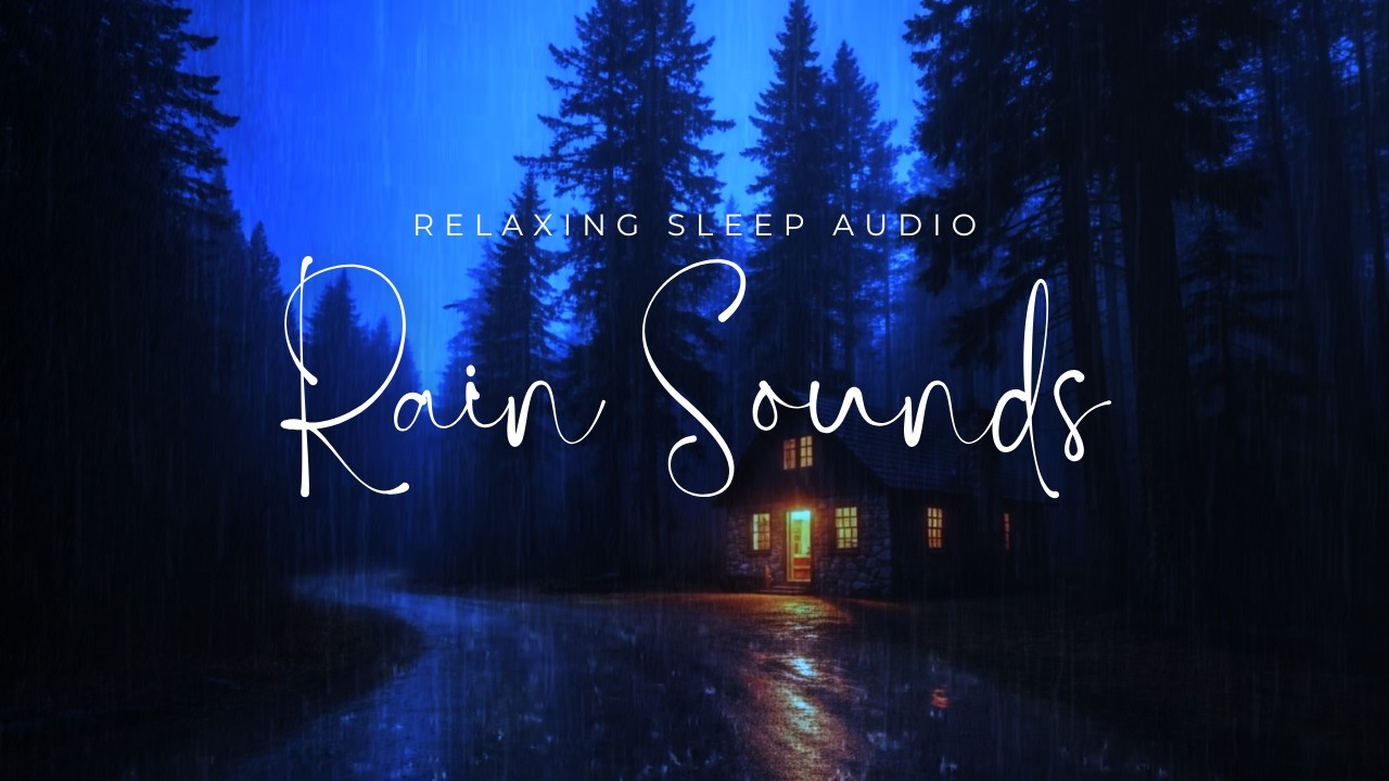 Rain Sounds For Sleeping: Soothing Heavy Rain for Dark Nights