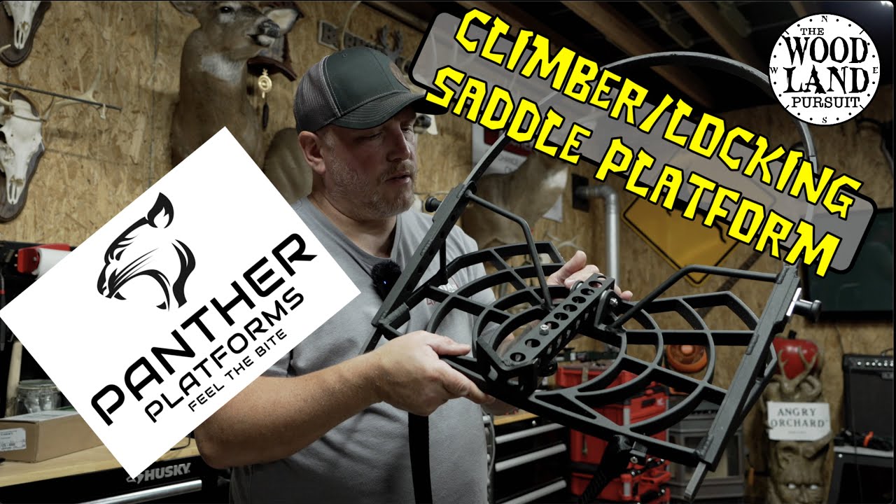 Охотничья платформа с седлом Panther Platforms Quick Climb Climber #стрельба из лука #охота #охот...