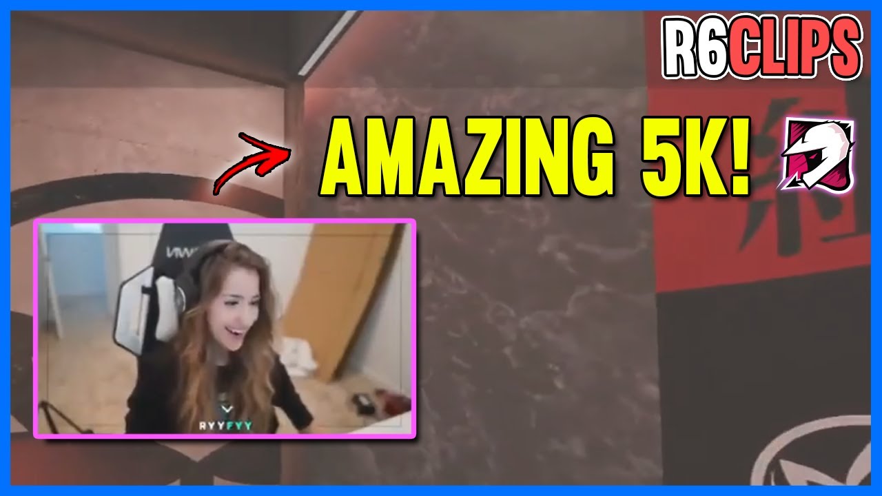 AMAZING 5K FROM RYYFYY WITH MOOZIE - R6 STREAM HIGHLIGHTS | BEST OF SIEGE