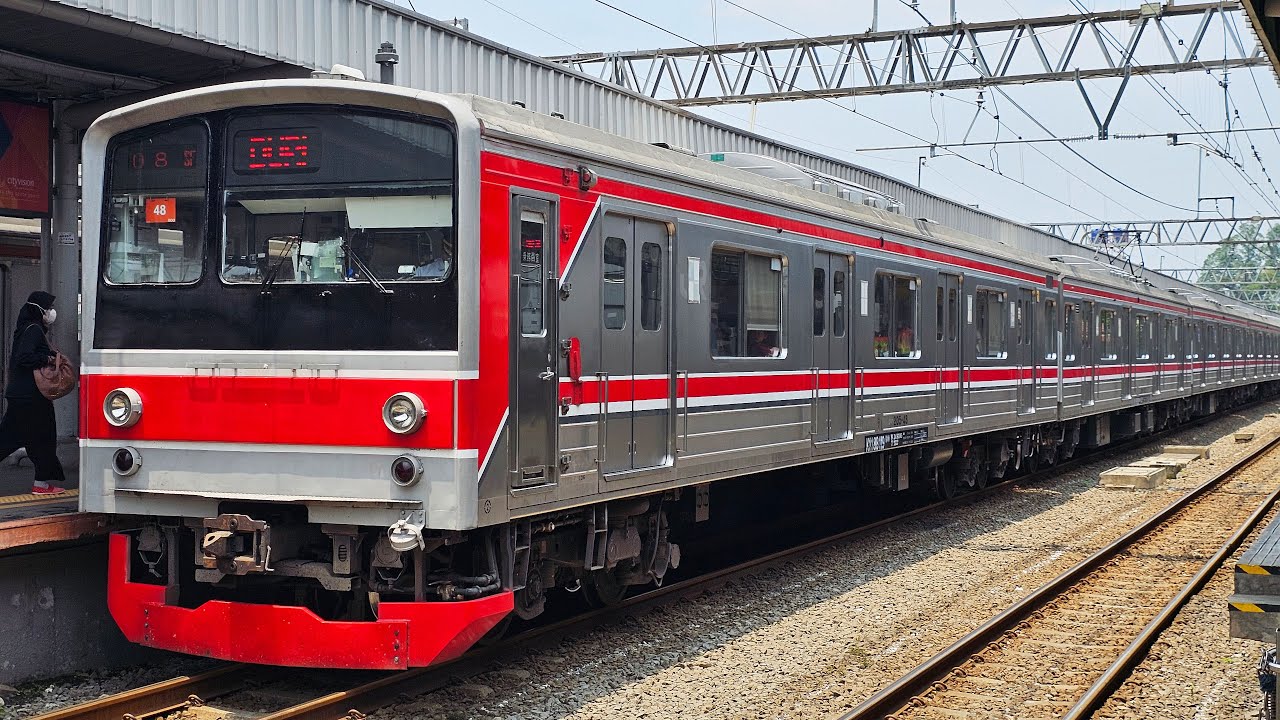 [4K] Stasiun Tangerang: Kompilasi Kereta TM 6000, JR 205 | KRL Commuter Line