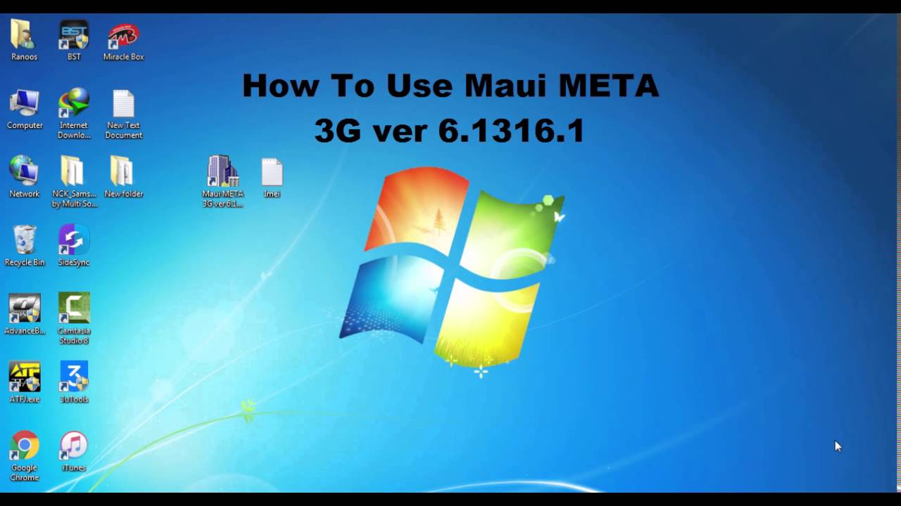 How To Use Maui META 3G | All Mtk Imei Writing Tool