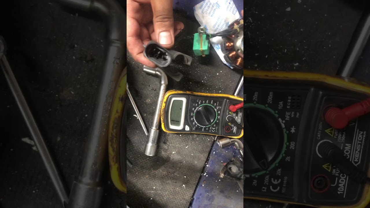 Alternateur moto scooter test,comment tester un alternateur