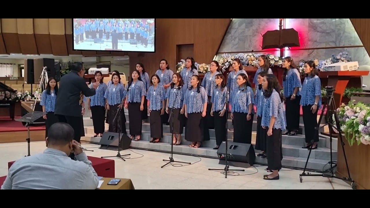 Pesparawi Semarang Wanita Dewasa, Lagu Wajib. HKBP Kertanegara Juara II