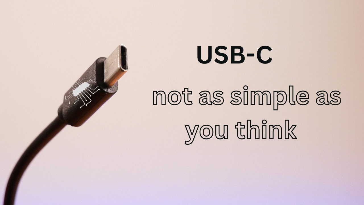 Why Usb-c is so confusing ?