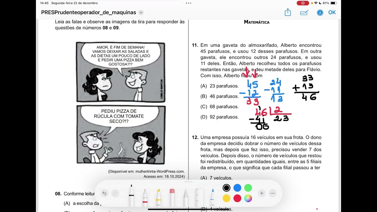 39 Operador de máquinas - Presidente Prudente - Parte1