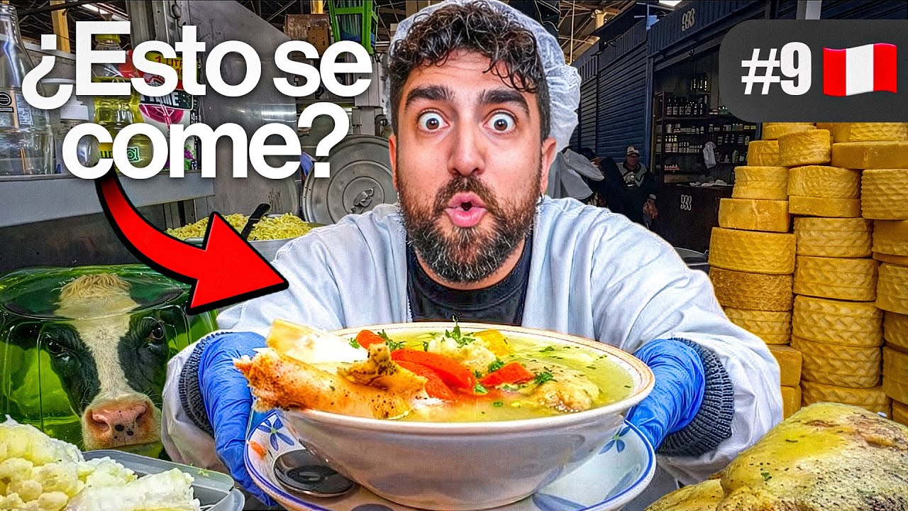 Probé la COMIDA CALLEJERA MÁS RARA de Perú 😳