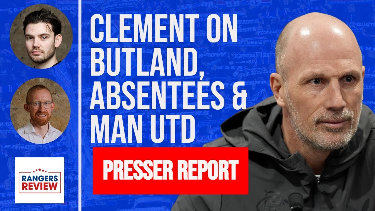 RR LIVE at Old Trafford as Clement tells Rangers 'go make history'