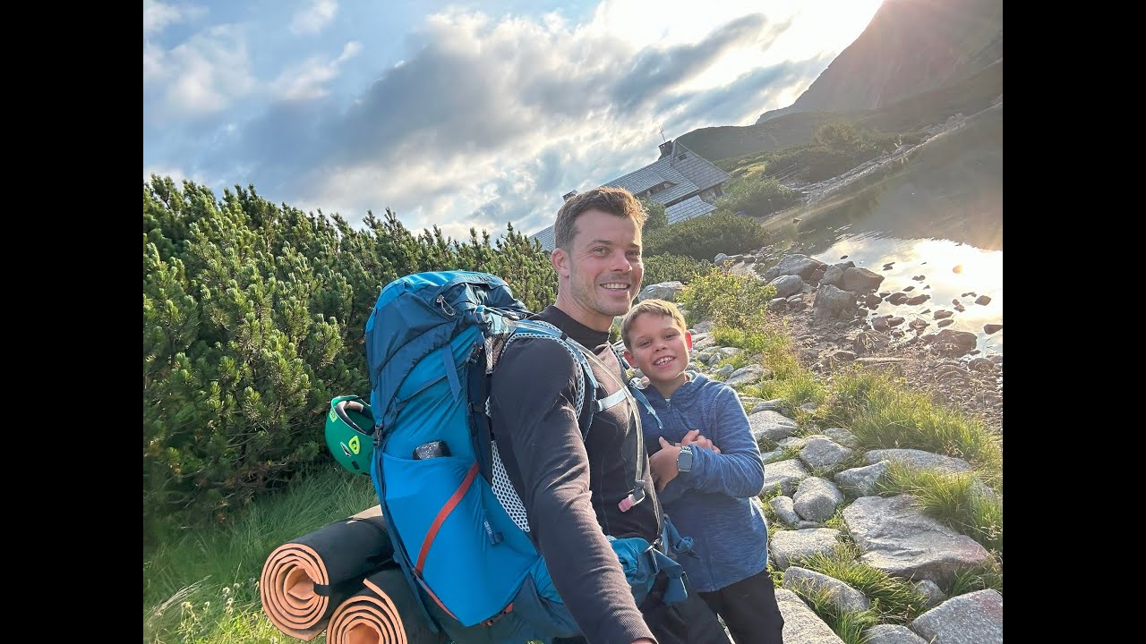 Alan and Dad High Tatra Mountains - Szpiglasowy Wierch