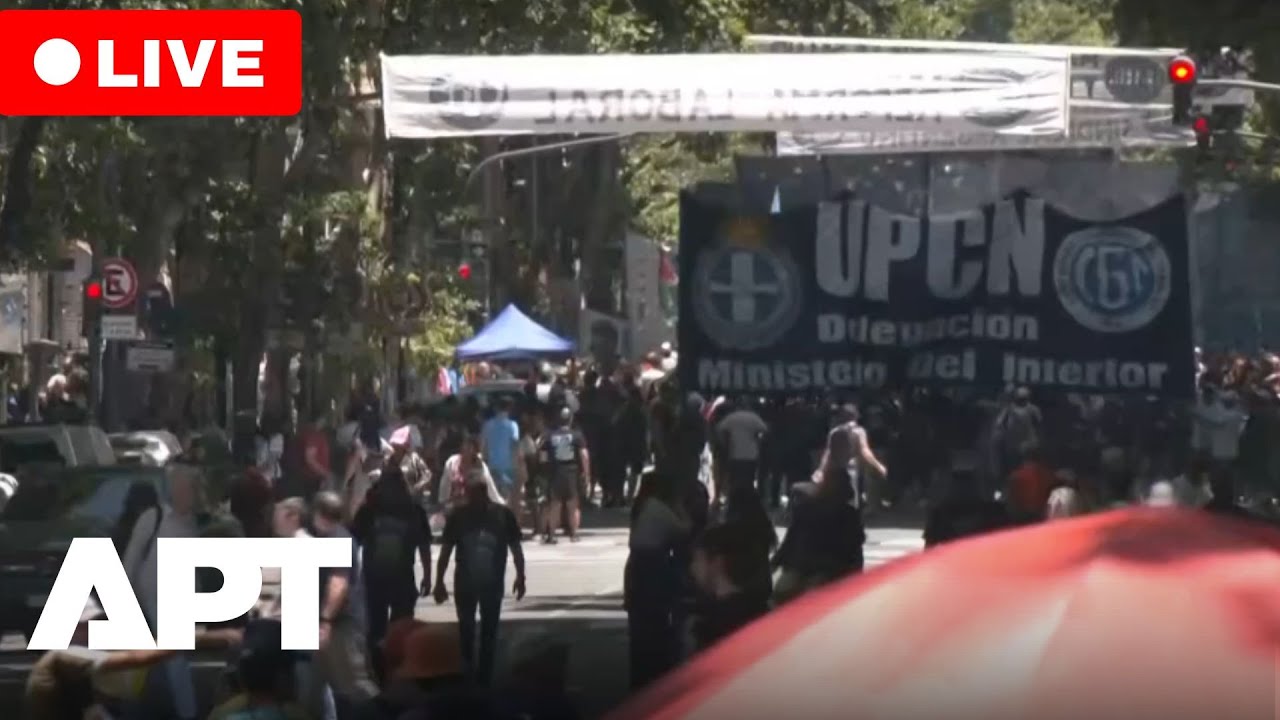 LIVE | Argentina Workers Protest Over Milei&rsquo;s Labor Reform | Live | APT