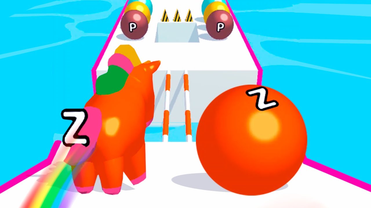AZ Run - UNICORN BALL vs DEFAULT BALL