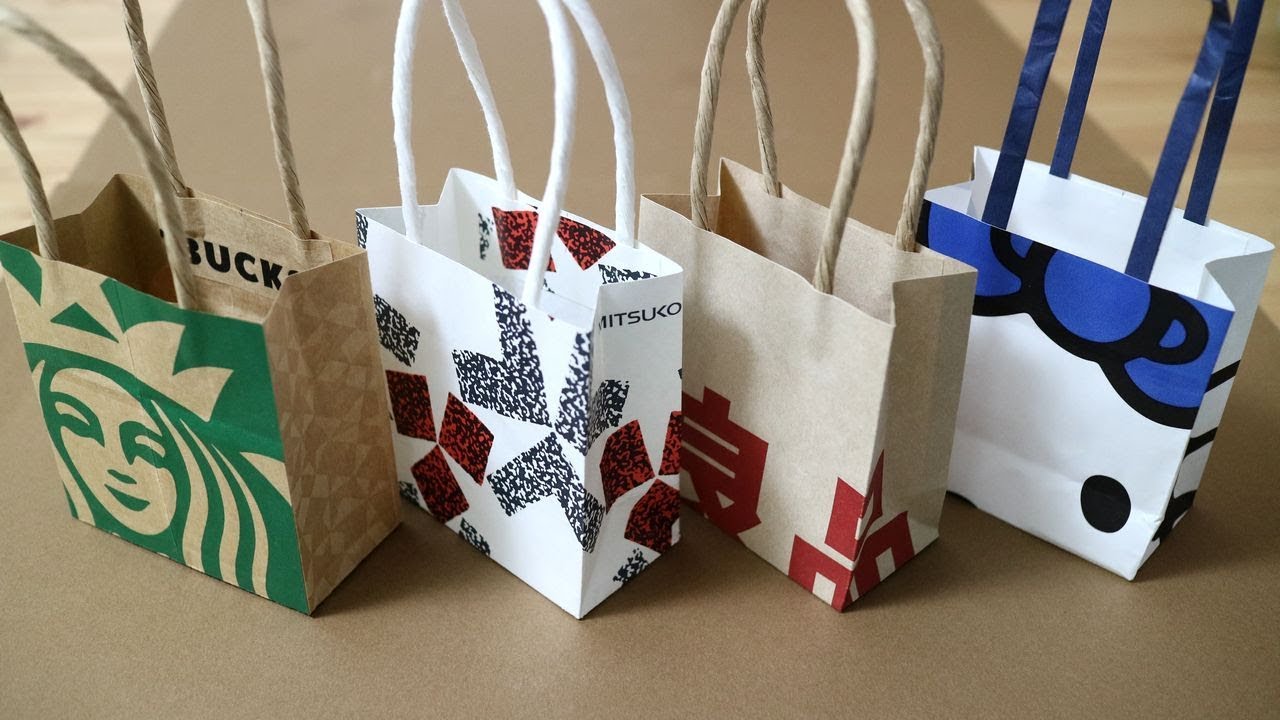Mini Paper Bag DIY!しまい込んだ紙袋でkawaiiミニバッグ♡