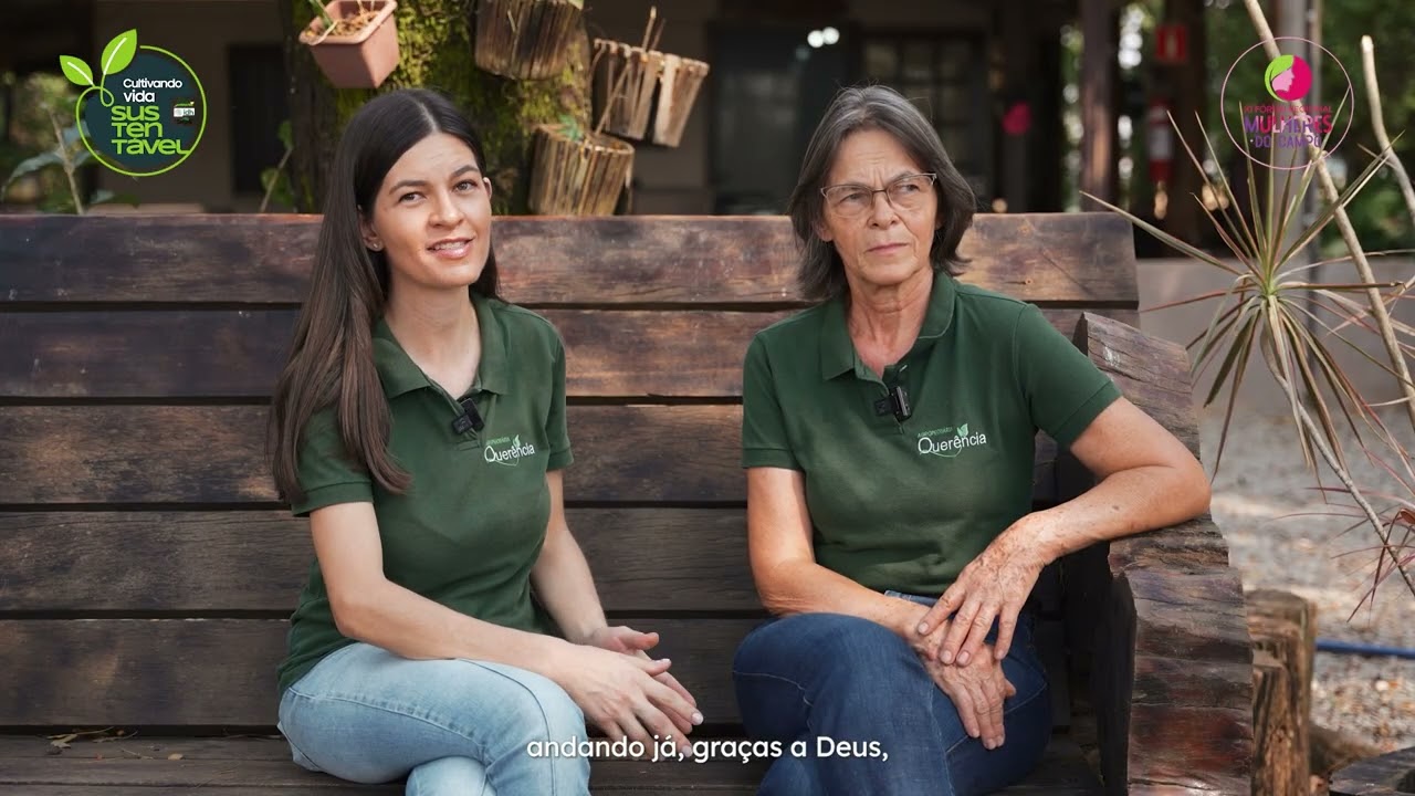Milena Arnt, produtora rural da Fazenda Querência participou do