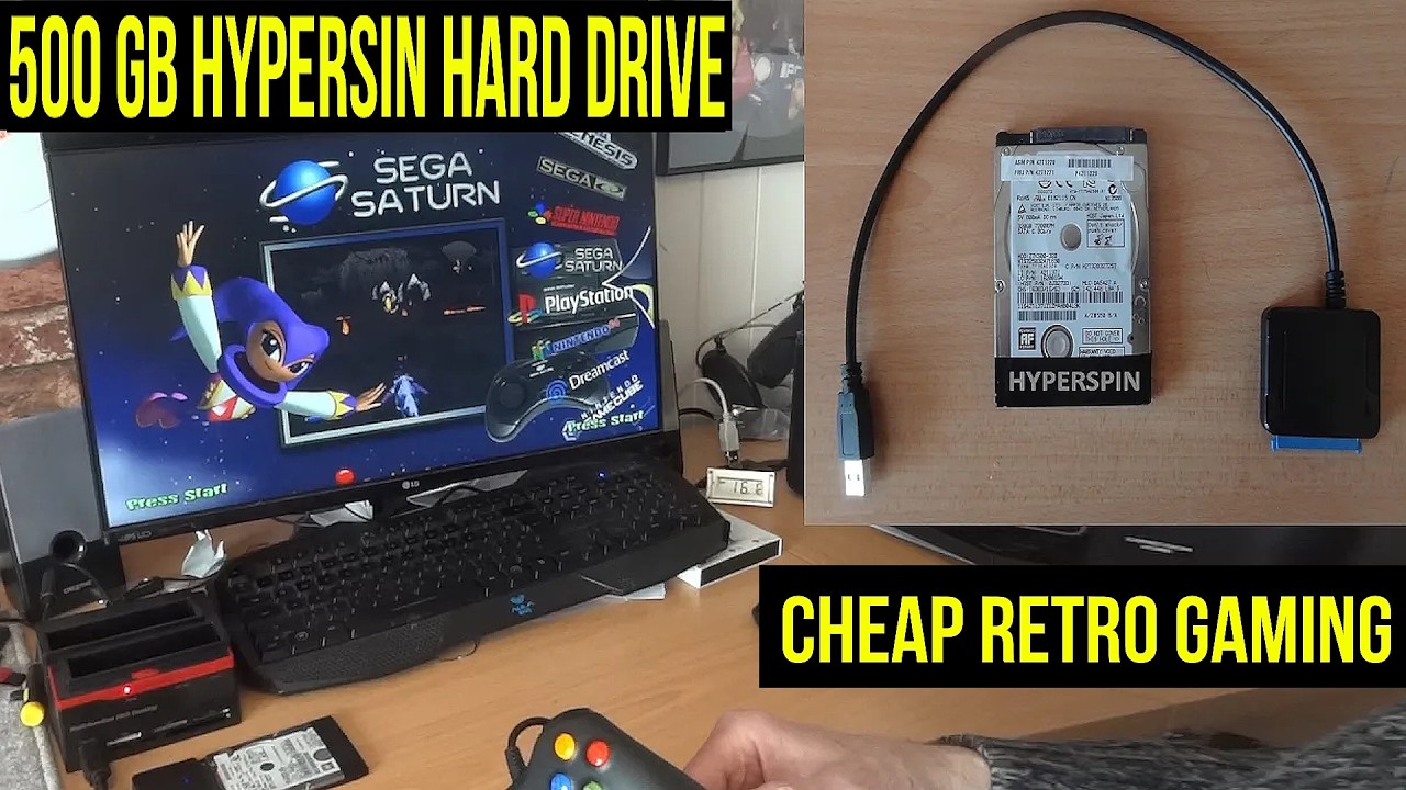 Обзор жесткого диска Hyperspin Games на 500 ГБ: подключение и использование без дополнительных на...
