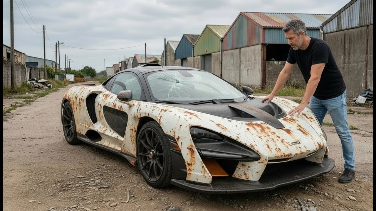 ASMR car restoration - full restoration of a McLeren Senna Full Rebuild from Abandoned Condition