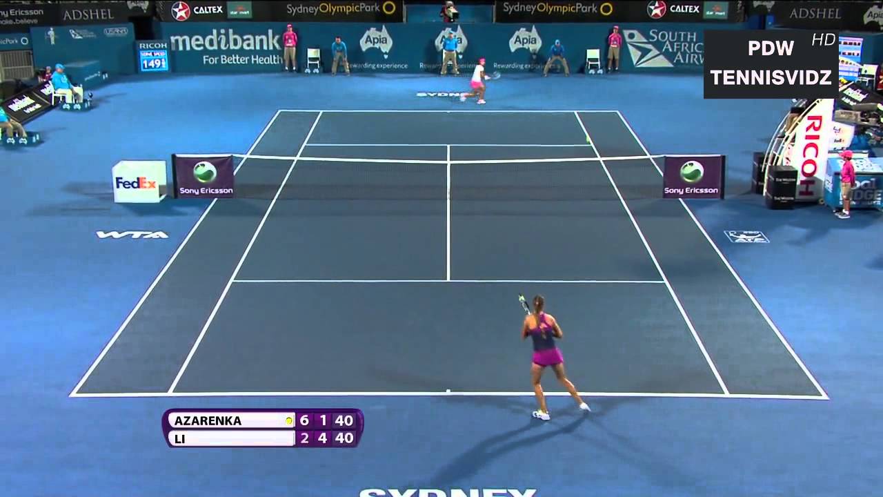 Azarenka vs Li Sydney 2012 Highlights