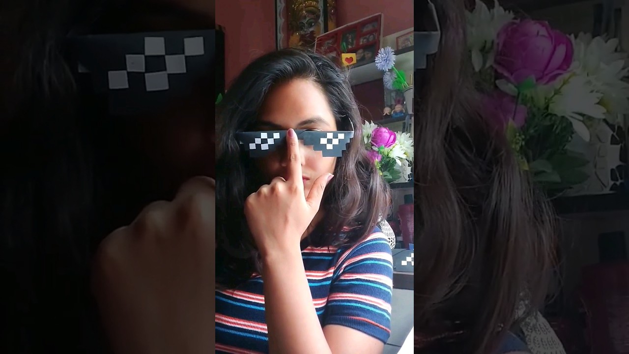 How to make Thug Life Goggles 😎 How to make Goggles with Paper | Origami goggles #thuglife #origami