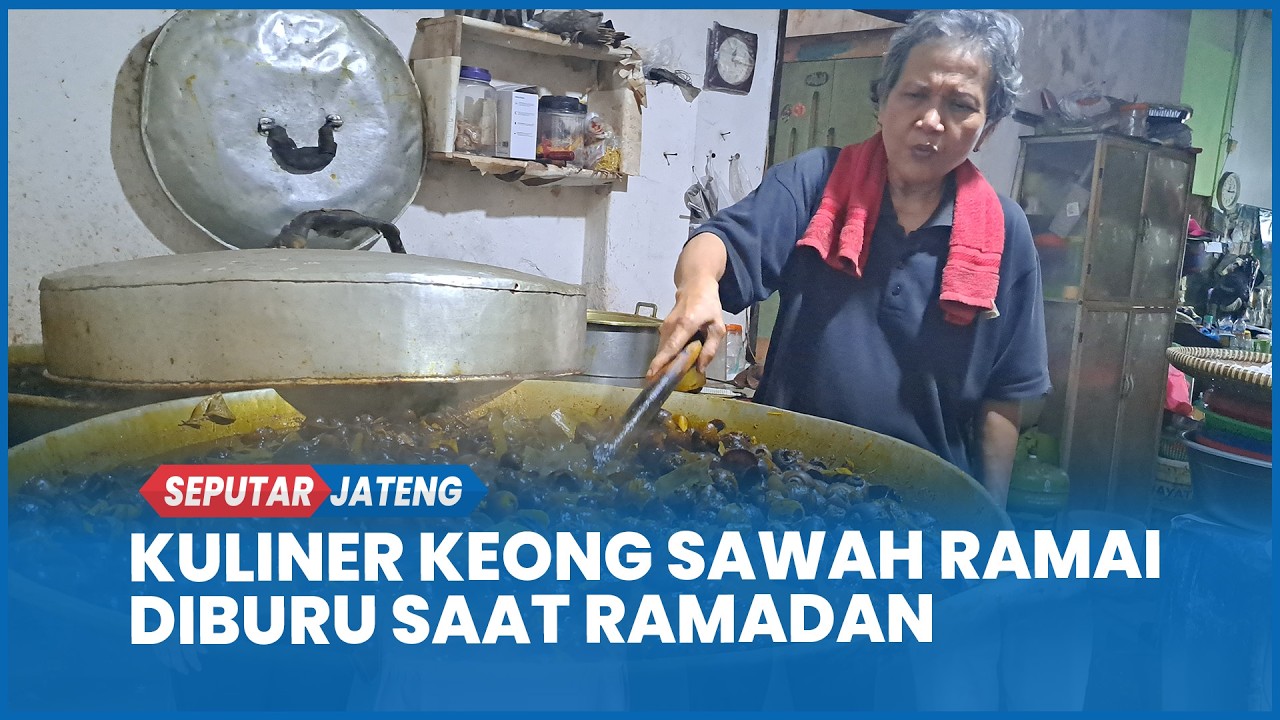 Kuliner Keong Sawah Ramai Diburu Saat Ramadan di Purwokerto, Bisa Habis 100 Kg Sehari
