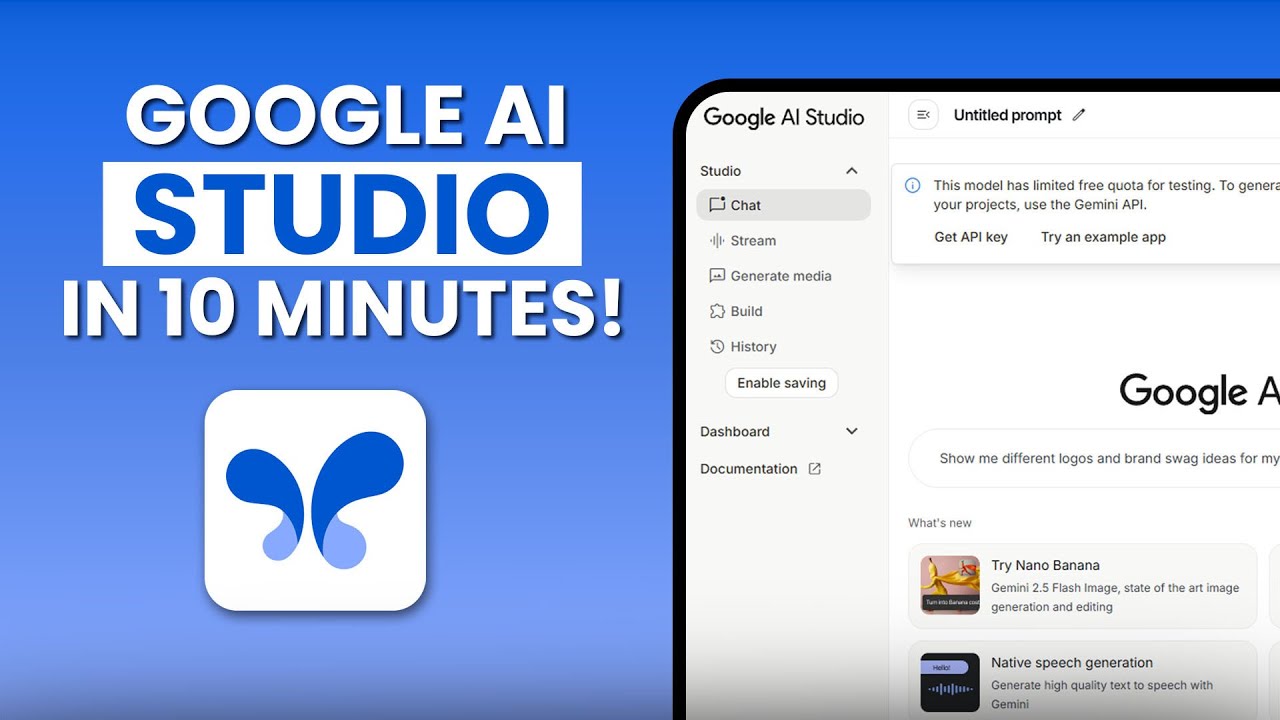 Освойте Google AI Studio за 10 минут! Пошаговое руководство для начинающих
