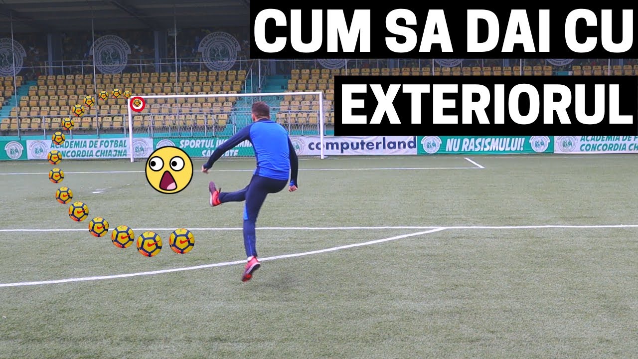 CUM SA TRAGI LA POARTA CU EXTERIORUL | IMPROVED FOOTBALL