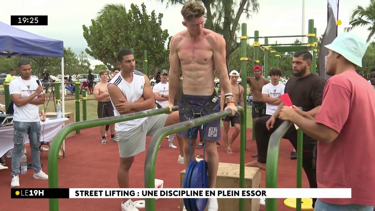 Le street lifting, des passionnés s'affrontaient sur cette discipline similaire au street workout