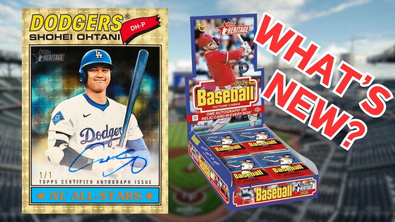 🚨 Вам нужно знать о бейсбольной коллекции Topps Heritage 2026 года! 🚨