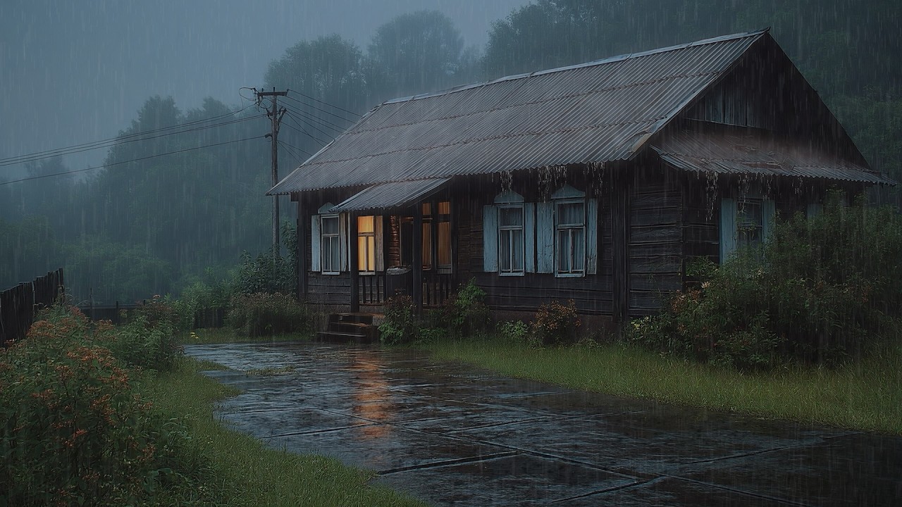 Rainstorm Sounds for Sleeping | Relaxing Rain Ambience for Stress Relief