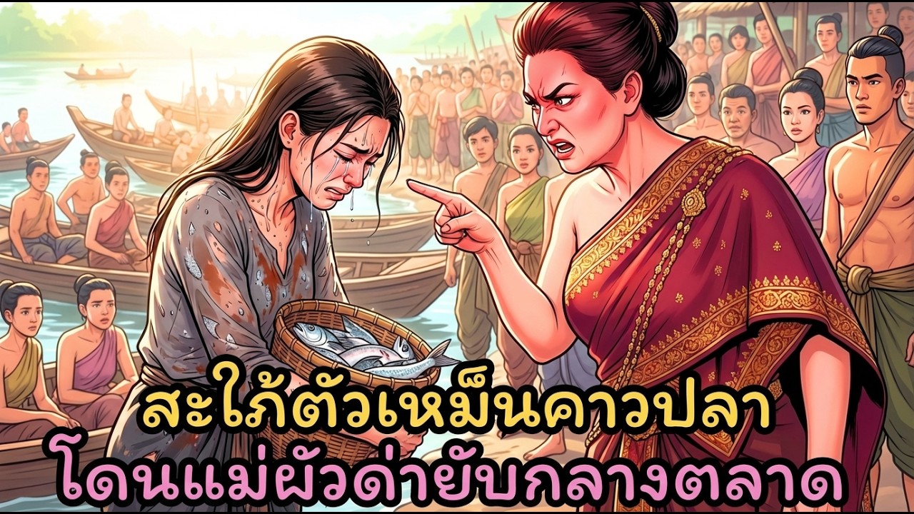 สะใภ้กลิ่นคาว! แม่ผัวด่าประจานกลางตลาด แต่ความจริงทำอึ้งทั้งบ้าน