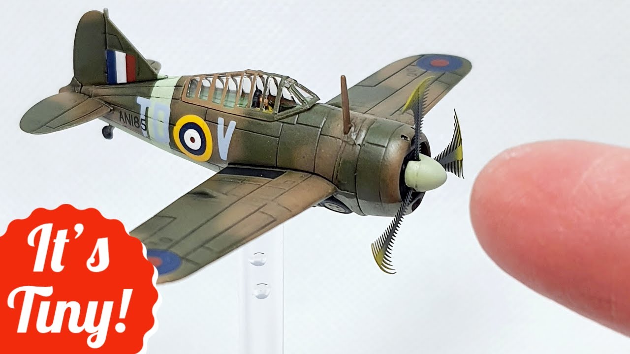 1/144 Brewster Buffalo Aircraft RAF - Mark 1 Models - МОЯ ПЕРВАЯ МАСШТАБНАЯ МОДЕЛЬ!