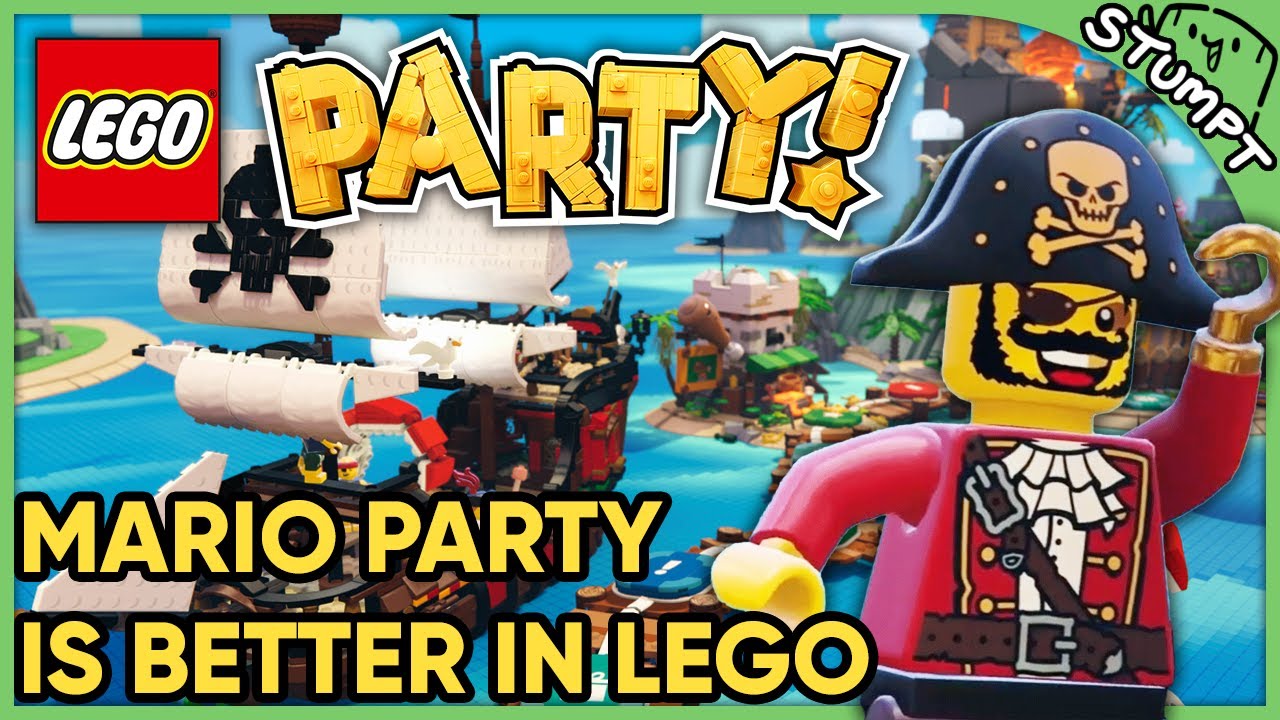 Mario Party with Legos? - Lego Party (4-Player Gameplay)