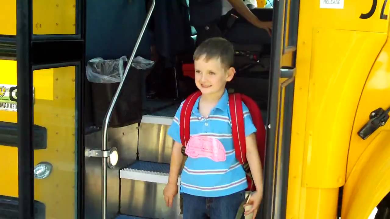 Kai's first day of Kindergarten