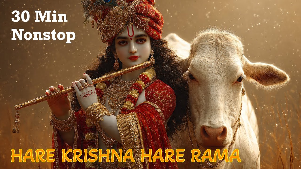 HARE KRISHNA HARE RAMA 🙏 30 MIN HIGH-ENERGY TEMPLE KIRTAN | NONSTOP BHAJAN