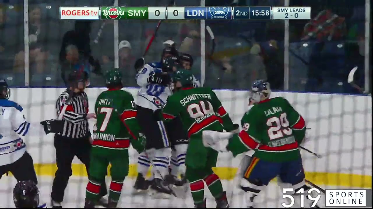 GOJHL Playoffs (Game 3) - St. Marys Lincolns vs London Nationals