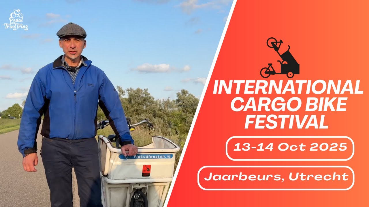 ICBF 13-14 Oct'25 in Utrecht | Jos Sluijsmans Invites you to join the Cargo Bike Revolution 🚲📦
