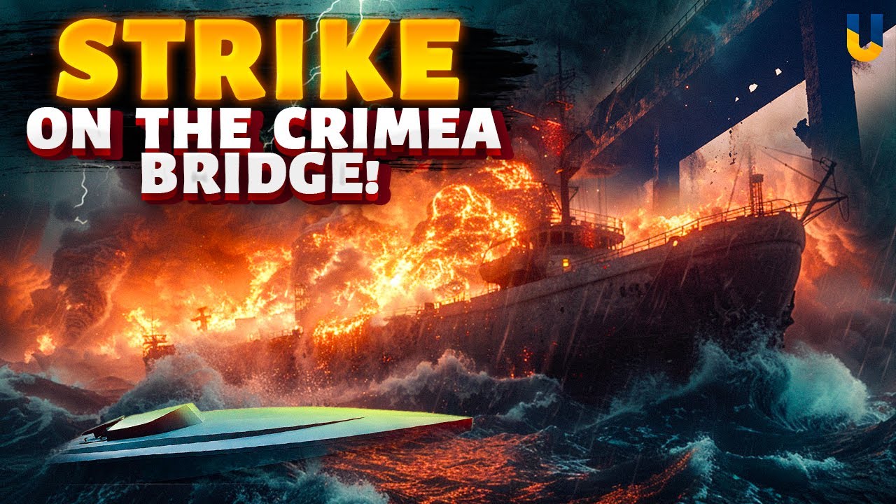 Putin’s fleet in the crosshairs! A lethal blow to Russian forces. Crimea Bridge at risk