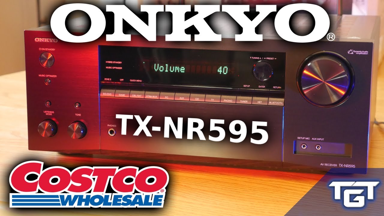 THE BEST ATMOS RECEIVER FOR $400? | Onkyo TX-NR595 REVIEW | BUDGET DOLBY DTS:X 5.2.2 FROM COSTCO!