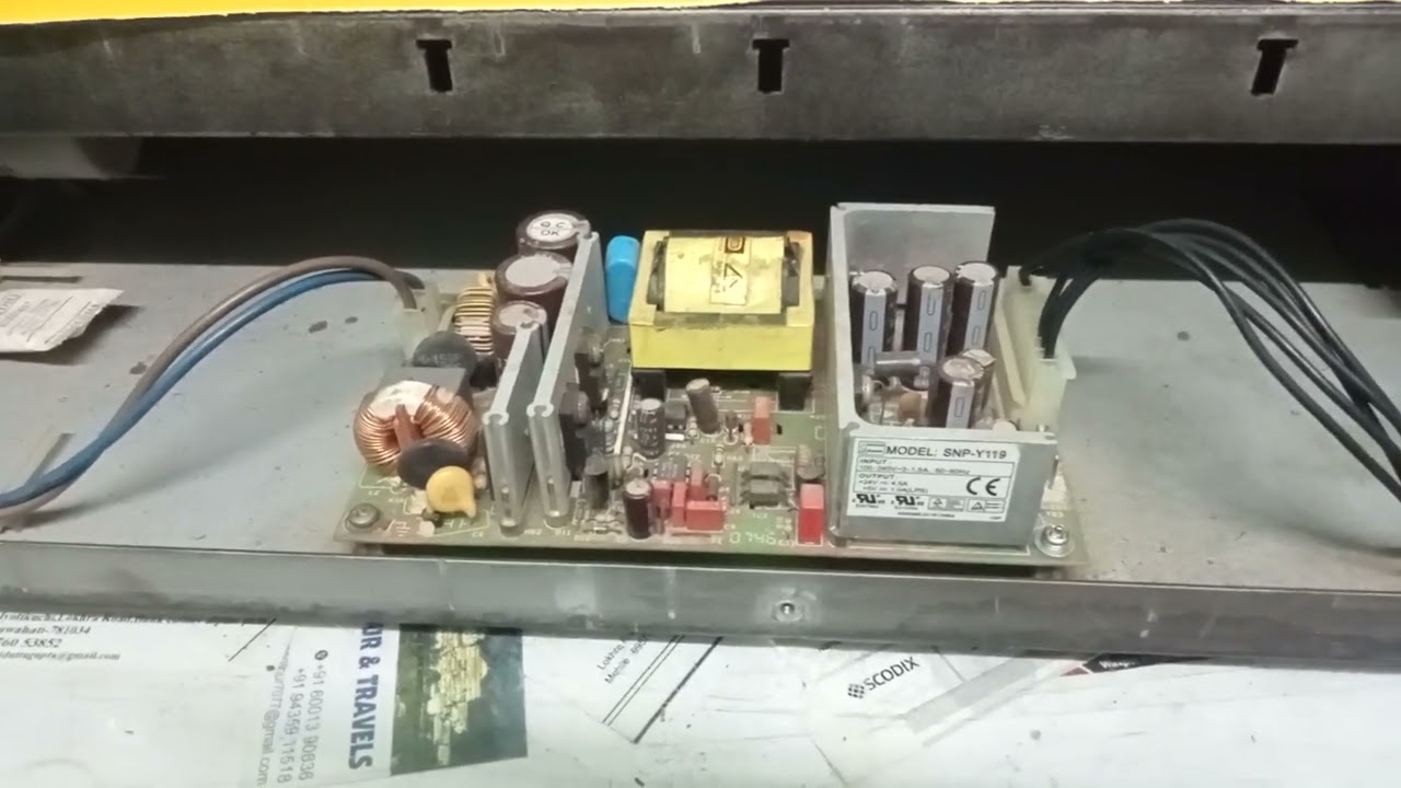 graphtec 5000-60 model power supply board do not working...plz watch this video