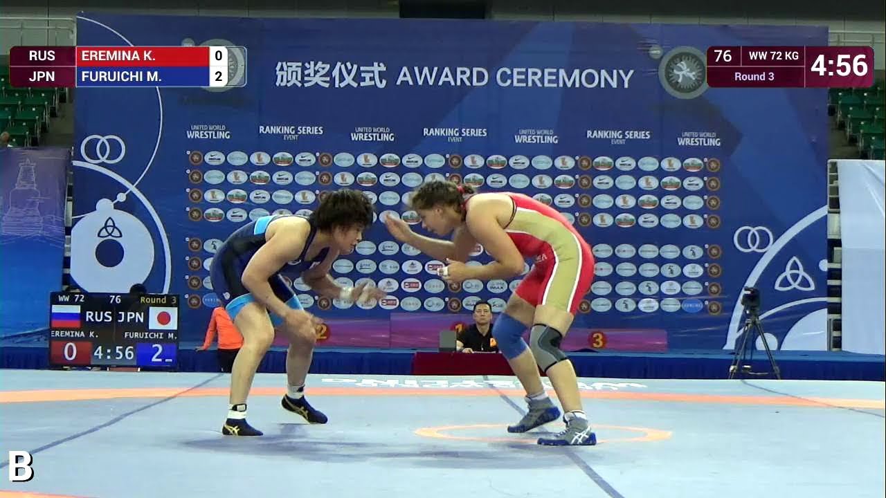 Round 3 WW - 72 kg: K. EREMINA (RUS) v. M. FURUICHI (JPN)