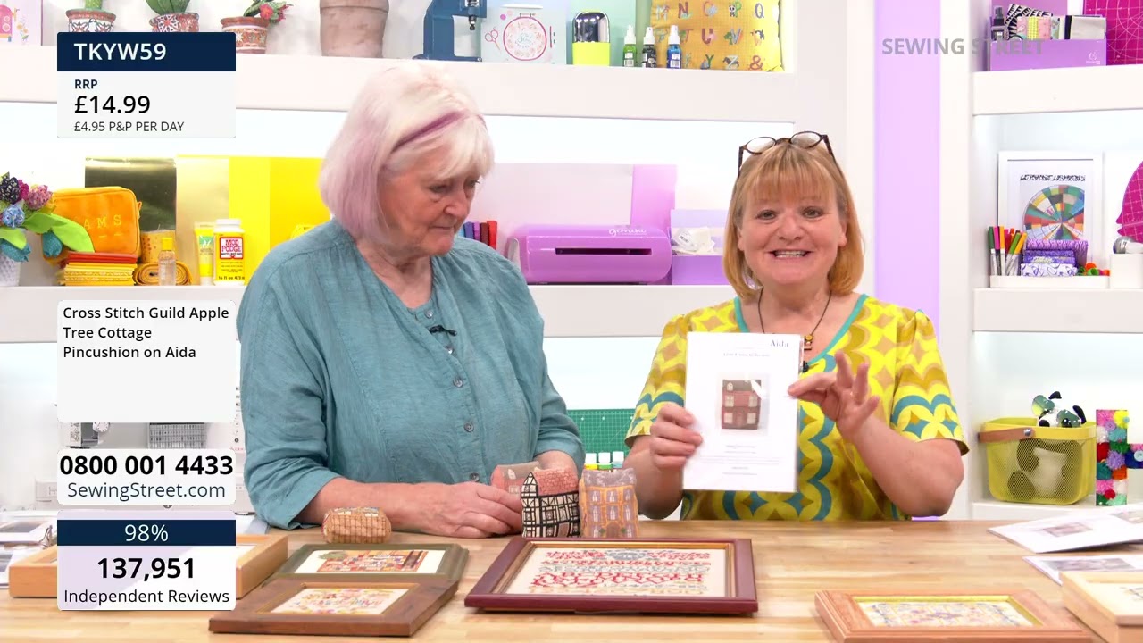 24/04/2025 - Sewing Street with Rebecca Reid, Gail Penberthy, Alison Reid, Yvonne and Jane Greenoff