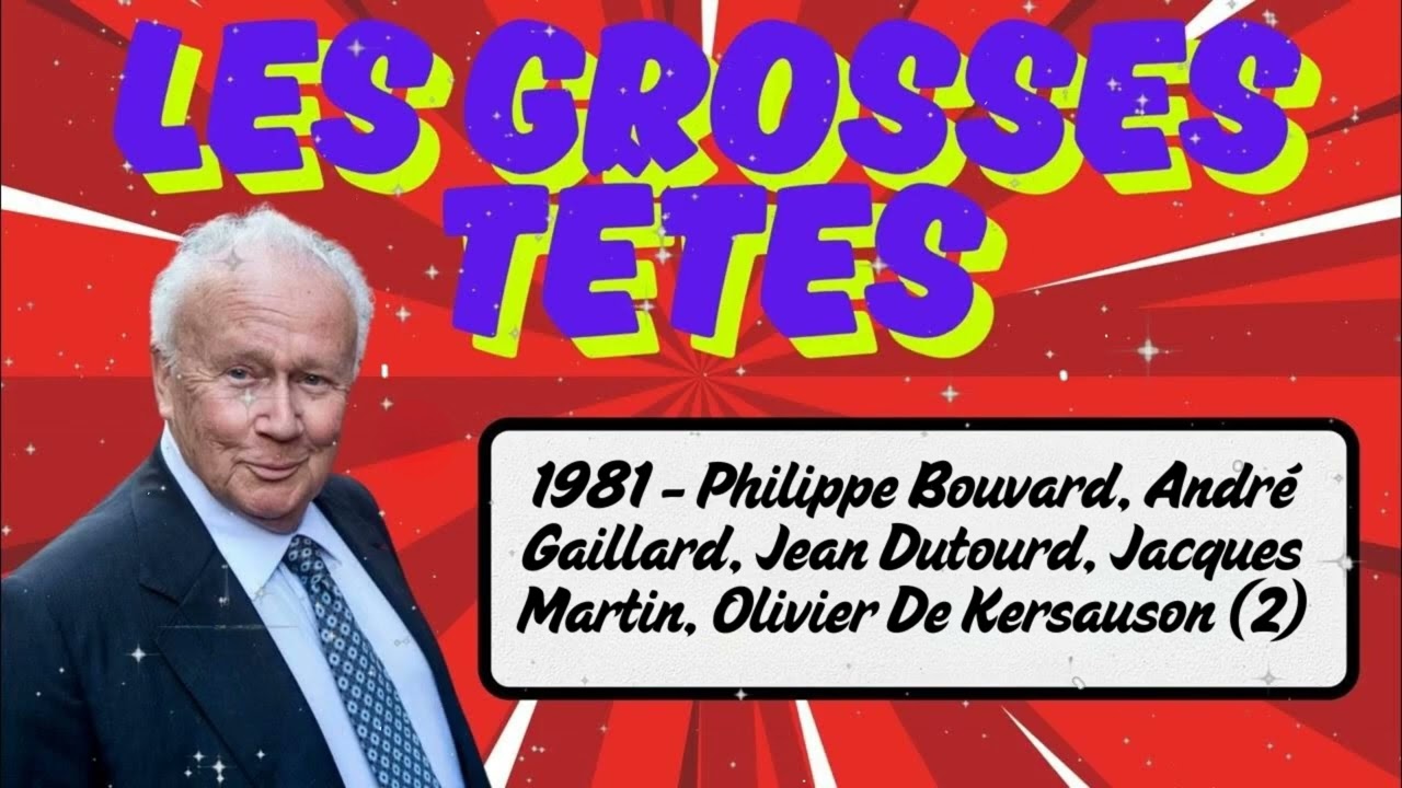 1981 - Philippe Bouvard, André Gaillard, Jean Dutourd, Jacques Martin, Olivier De Kersauson (2)