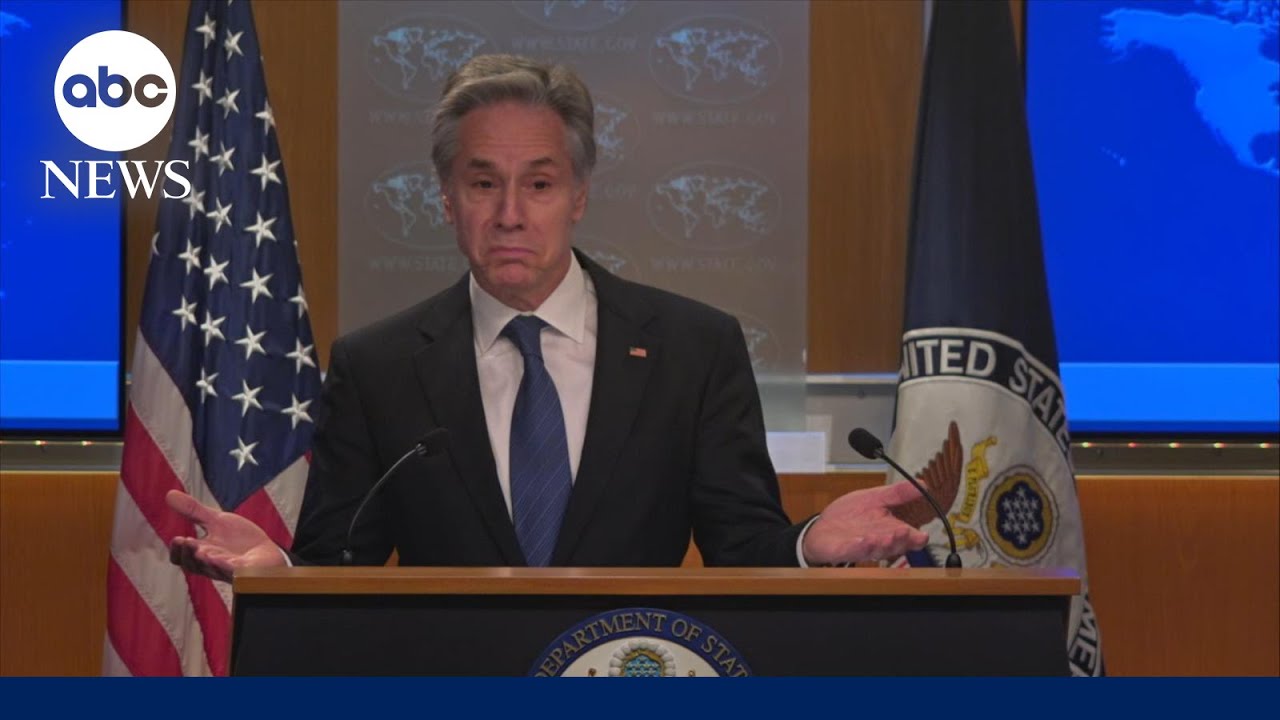 Secretary Antony Blinken heckled over U.S. support for Israel