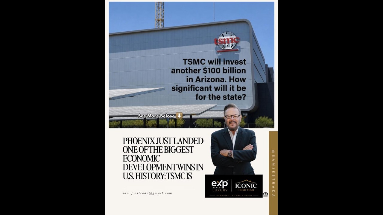 Phoenix just landed one of the biggest economic development wins in U.S. history TSMC is