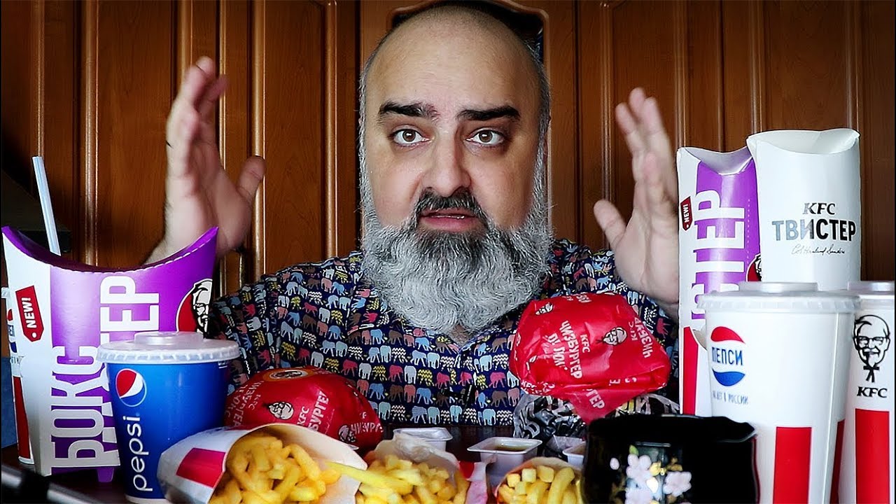 УЛЬТРА-ОБЖОР ИЗ KFC!!! 4 КГ ЕДЫ, 5000 ККАЛ!!! ОТВЕТКА КАНАЛУ ЧИТ-МИЛ!!! | Жру.ру#221 | ASMR |