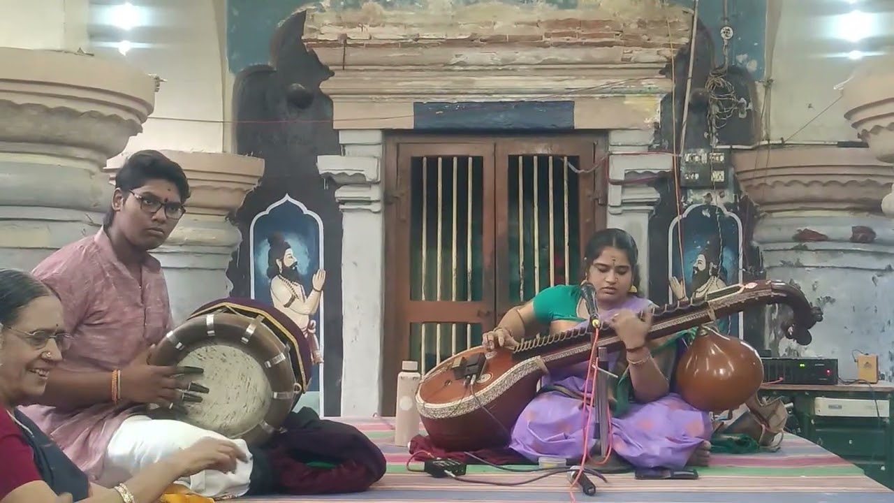 விதுஷி சுபாஸினி வீணை கச்சேரி காளஹாஸ்தீஸ்வரர் கோவில் கும்பகோணம் 