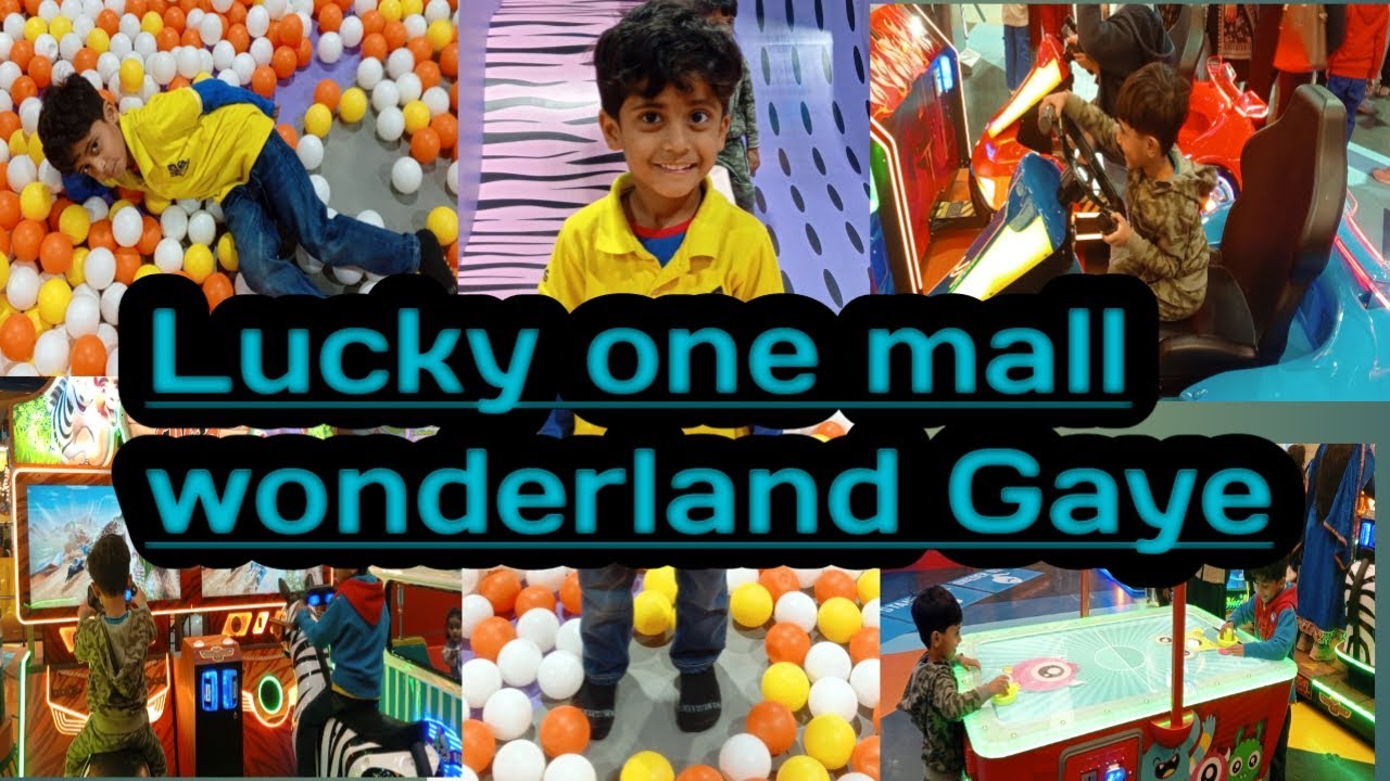 Lucky one mall wonderland Gaye//لکی ون مال ونڈر لینڈ گئے ۔