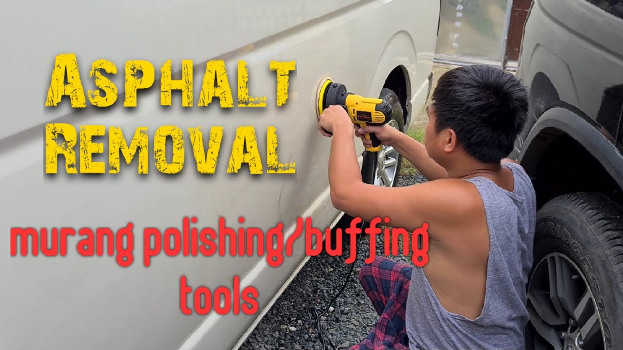 Tanggalin Ang Kumapit na Aspalto Gamit ang Buffing Machine na ito | Asphalt Removal | Mekaniko