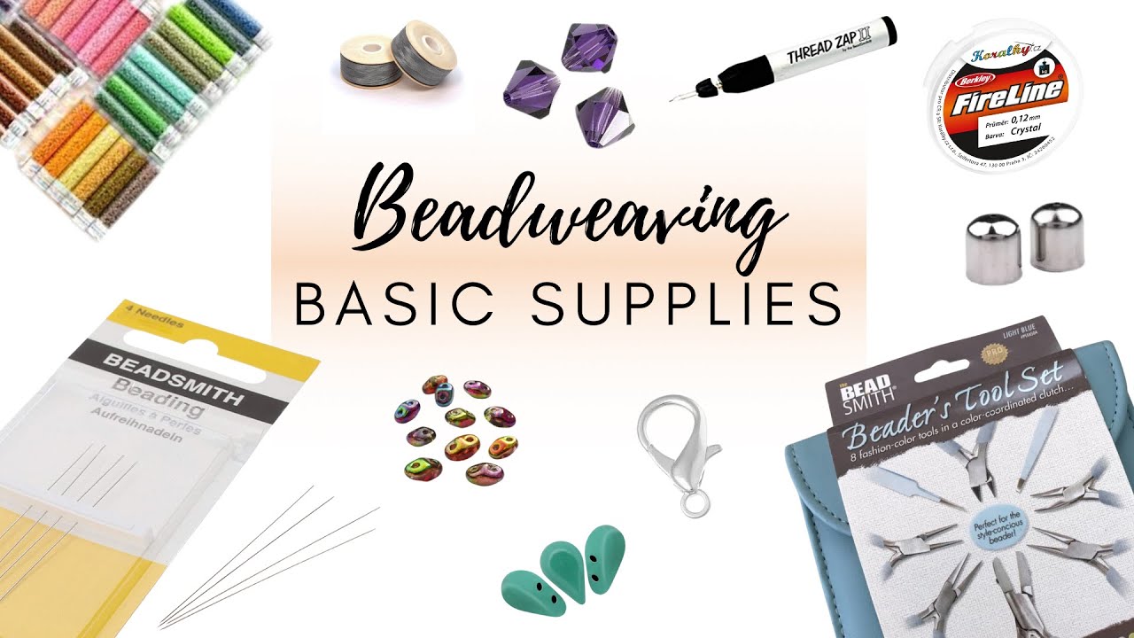 Beadweaving basic supplies | What do we need to make beaded jewellery?