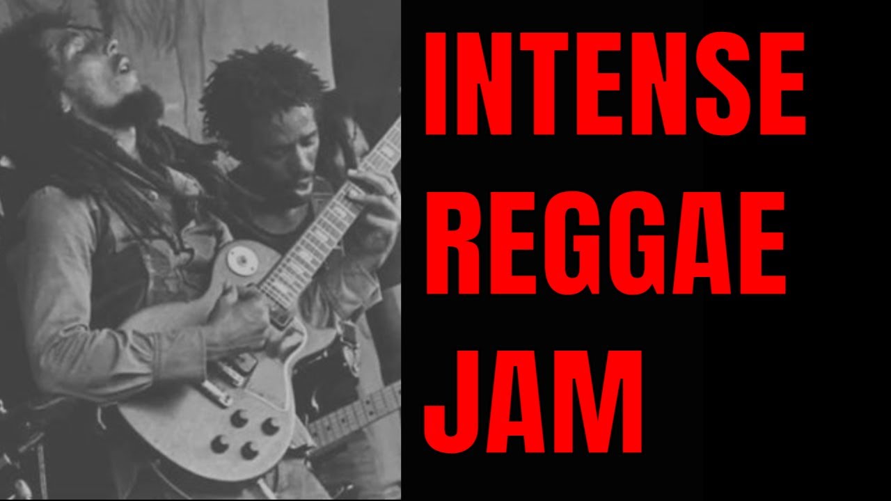 Intense Reggae Jam Track for Guitar (D Minor)