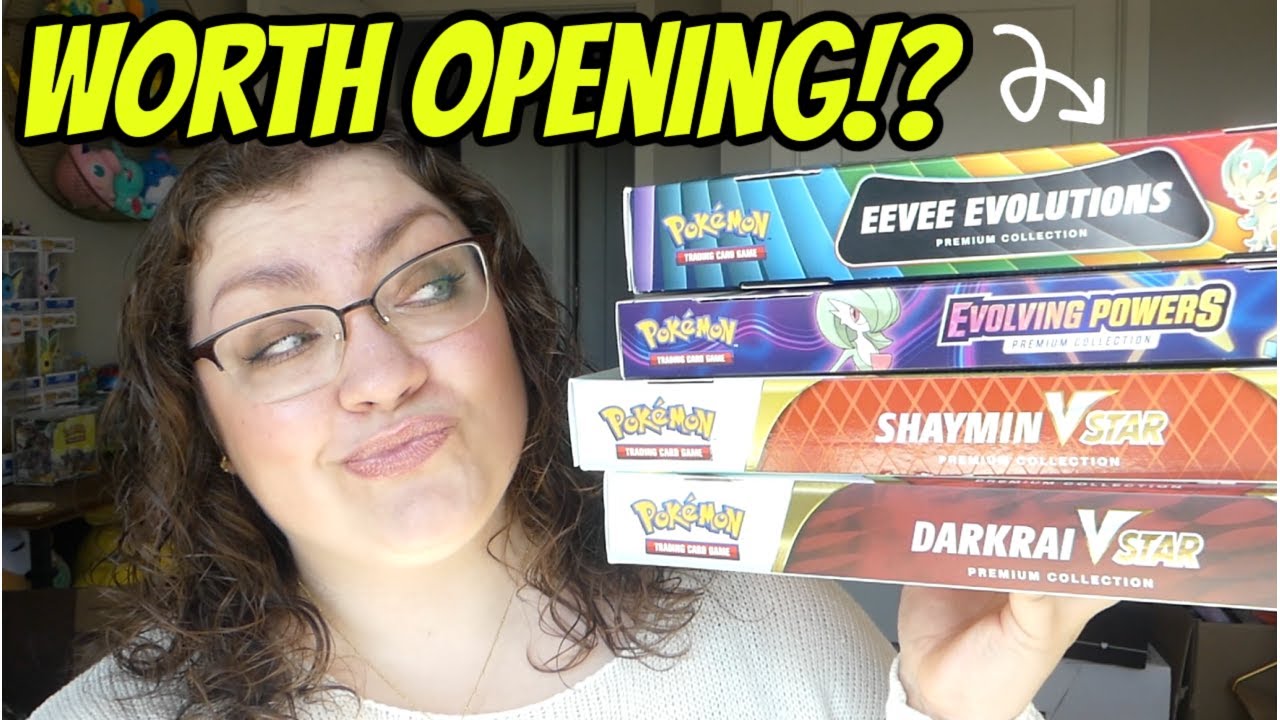 PREMIUM COLLECTION BOX BATTLE | Eevee Eevolutions, Evolving Powers, Shaymin & Darkrai VSTAR!!!