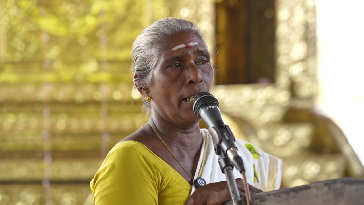 ഉല്ലല ഓങ്കാരക്ഷേത്രത്തിലെ ചതയ പ്രാർത്ഥന, ആചാര്യ തങ്കമ്മ മോഹനൻ.