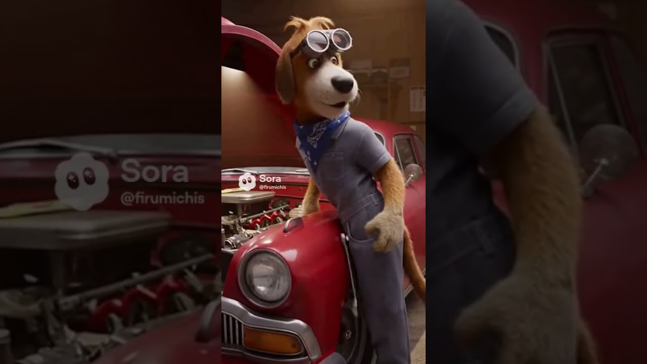 MICHI ASUSTA A FIRU MIENTRA ARREGLA EL CARRO 
